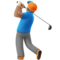 Person Golfing - Medium emoji on Apple